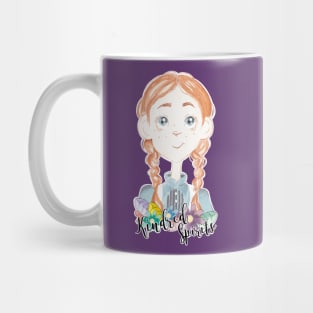 Anne is a kindred spirit - provides scope for the imagination - purple Mug